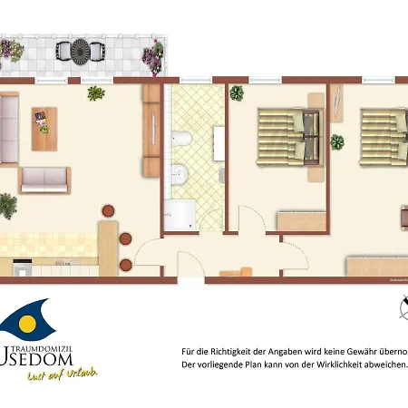 Apartmán Stadtresidenz Whg 06 Heringsdorf (Usedom)